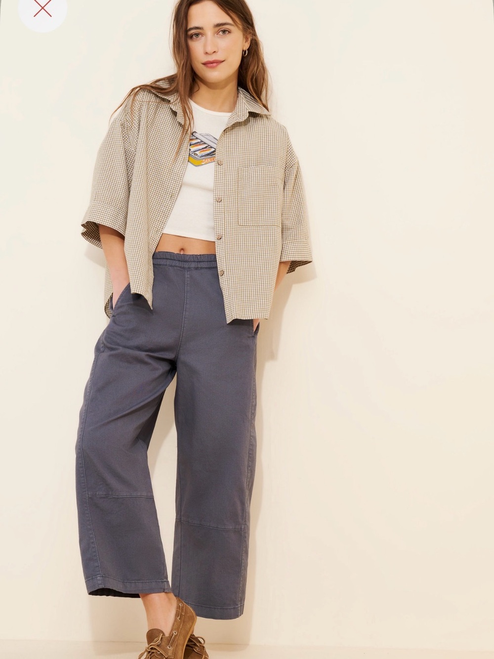 Anthropology x Pilcro The Izzie Relaxed Pull On Barrel Pants - Picture 3 of 5